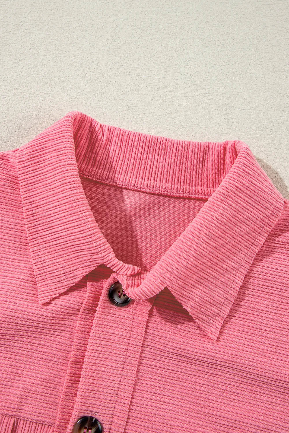 Collared Neck Long Sleeve Shirt S-XL