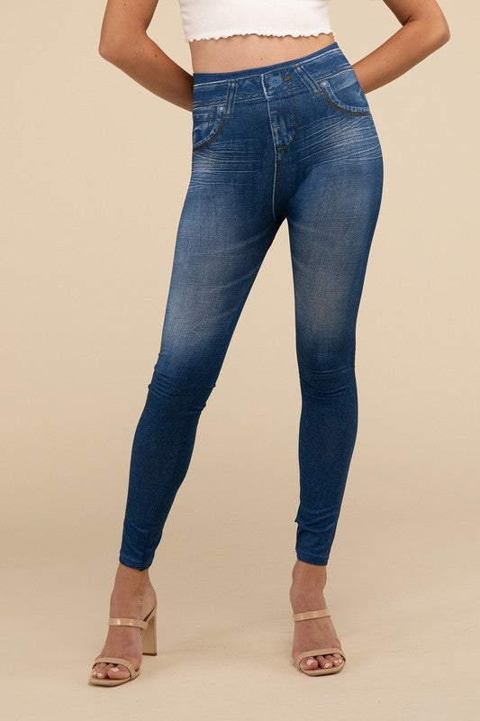 Denim Leggings S-3XL