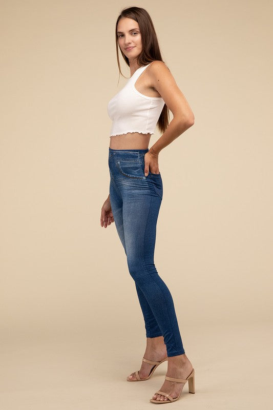 Denim Leggings S-3XL