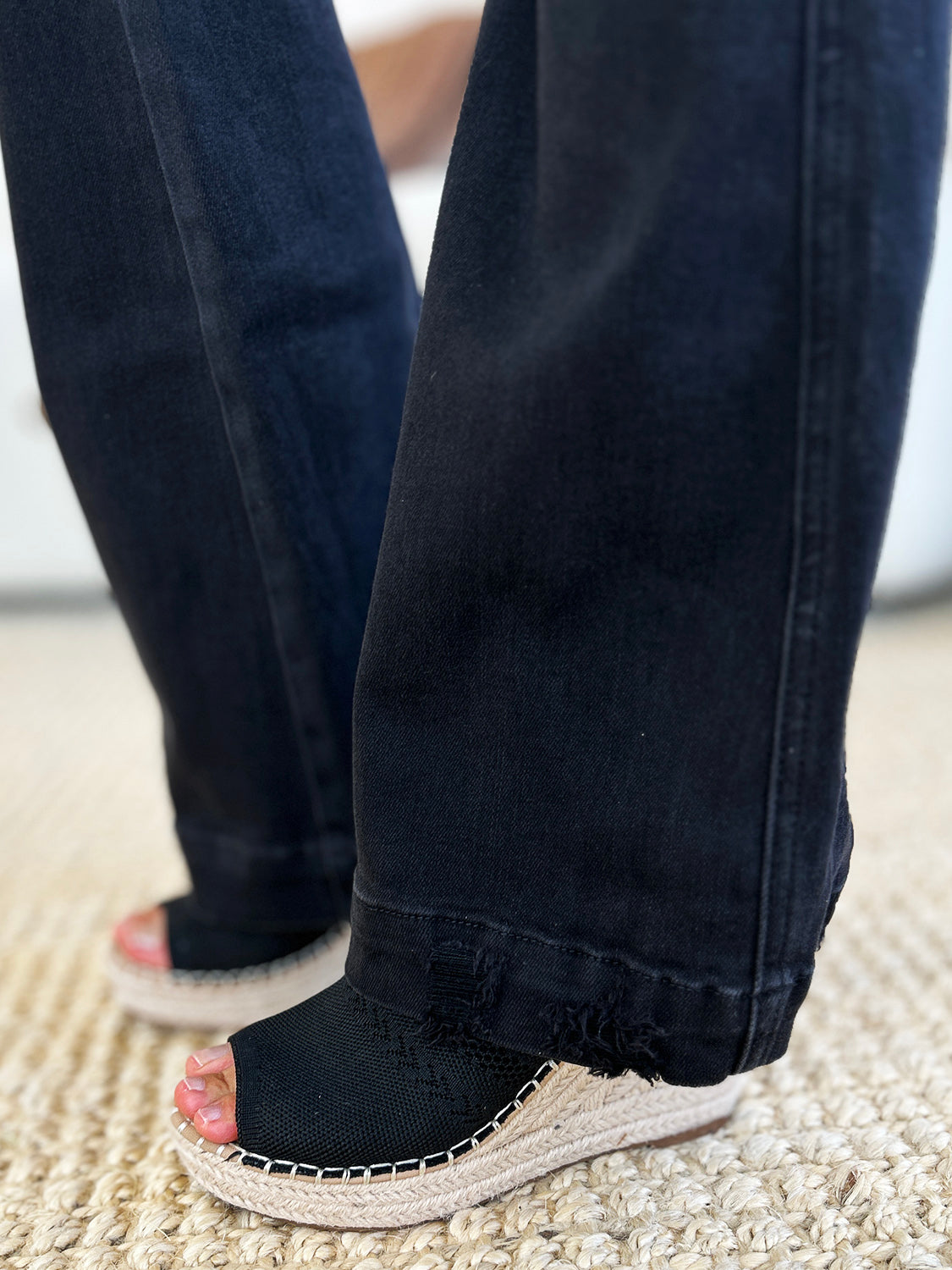 Judy Blue Full Size High Waist Distressed Flare Jeans Sizes 0-24