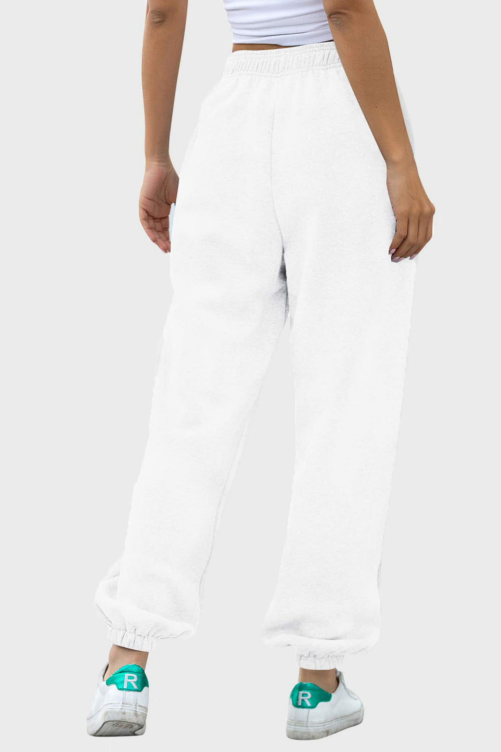 Elastic Waist Joggers with Pockets S-2XL
