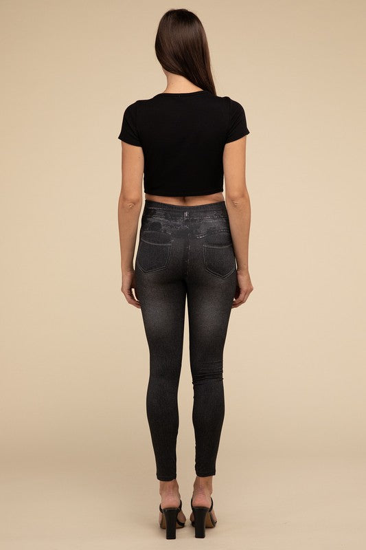 Denim Leggings S-3XL