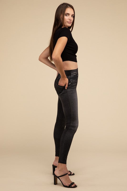 Denim Leggings S-3XL