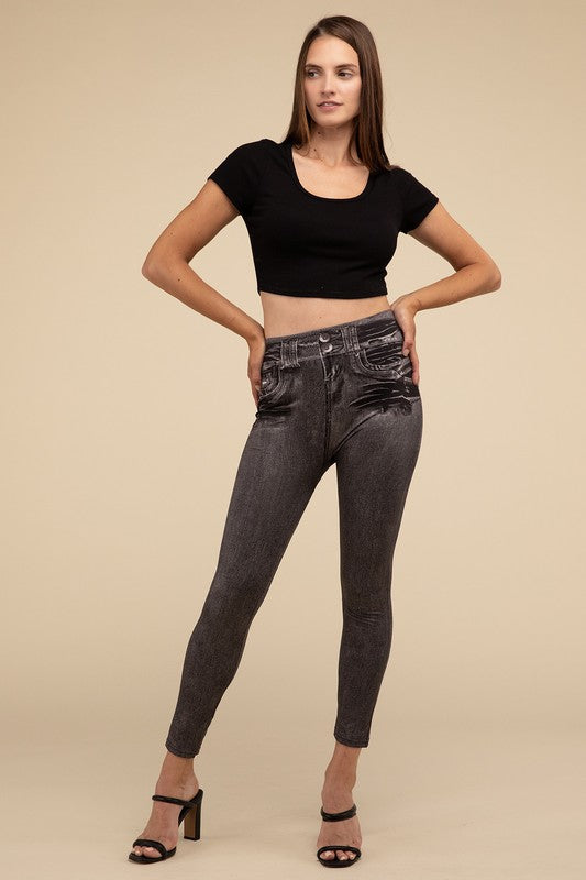 Denim Leggings S-3XL