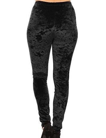 WOMEN'S VELVET LYCRA COMFORTABLE LEGGINGS S-L