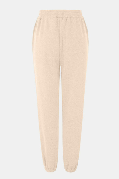 Elastic Waist Joggers with Pockets S-2XL
