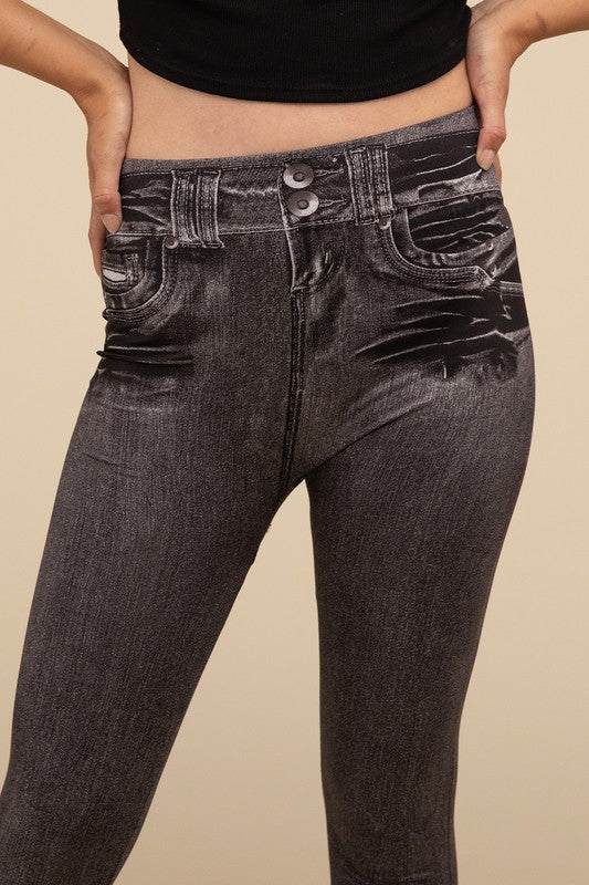 Denim Leggings S-3XL