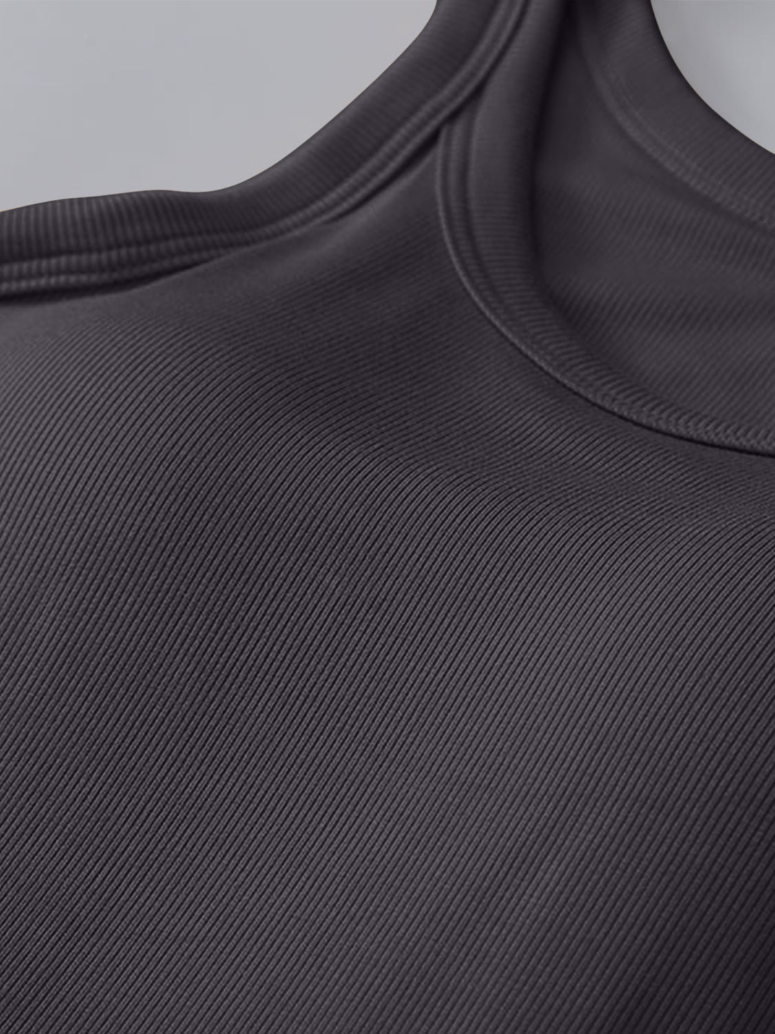 Round Neck Tank with Bra S-XL