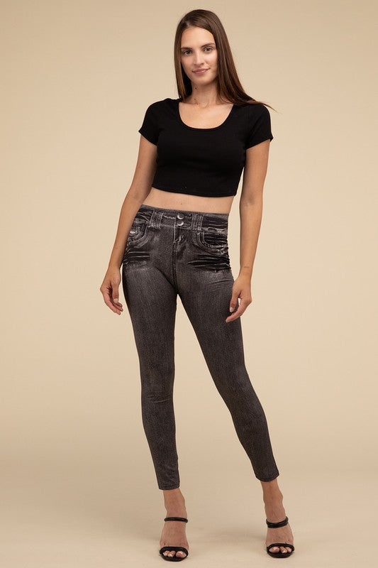 Denim Leggings S-3XL