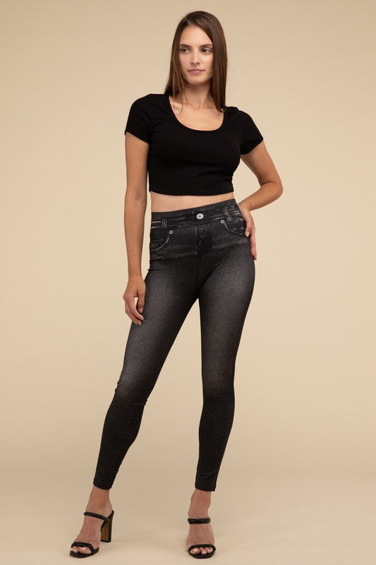 Denim Leggings S-3XL
