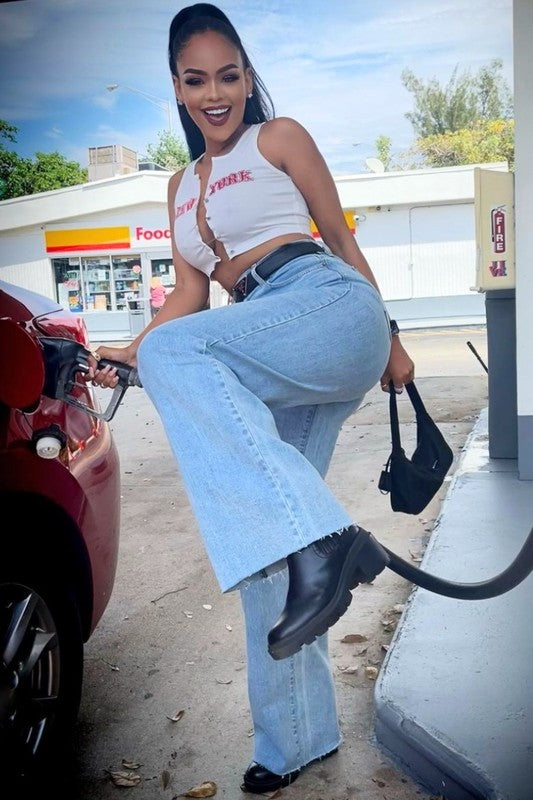 Brooklyn Wide Leg Jean Inseam 32 Sizes 3-15