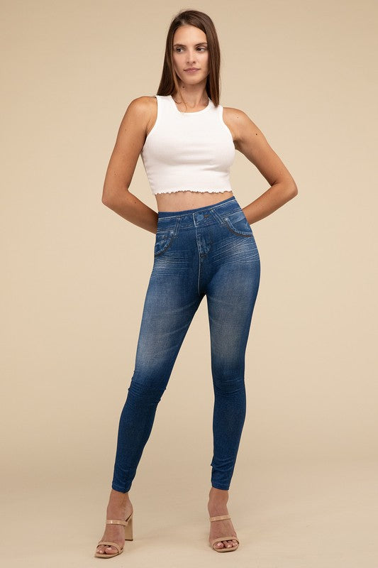Denim Leggings S-3XL