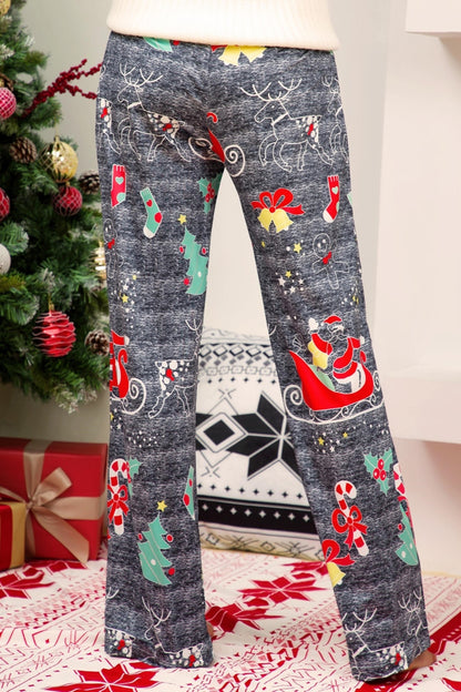 Christmas Straight Leg Pants S-XL