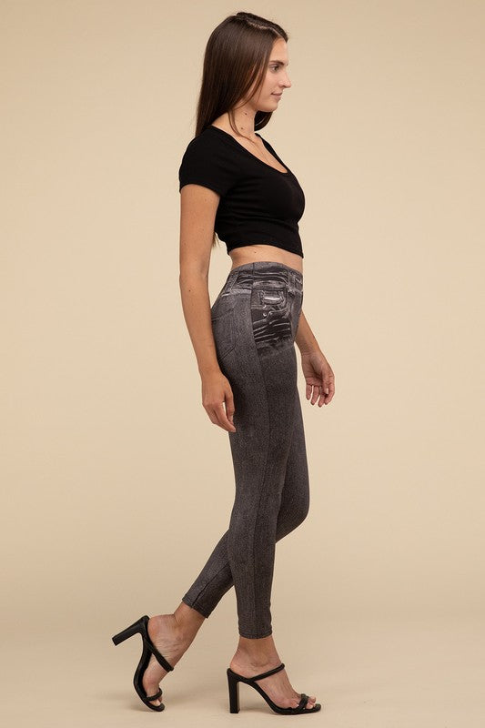 Denim Leggings S-3XL