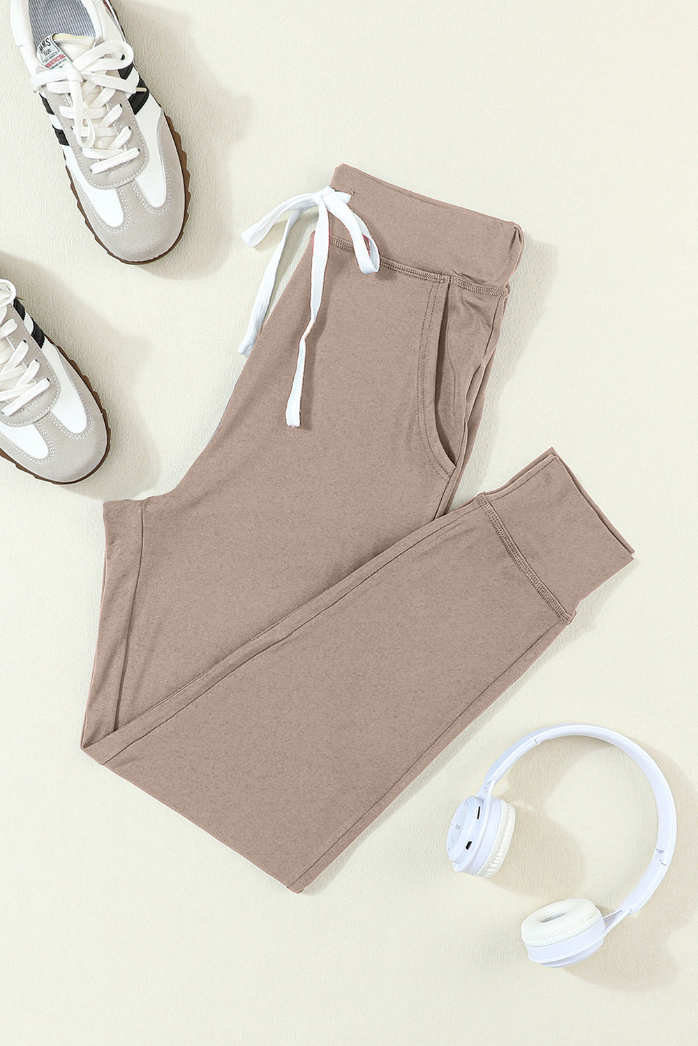 Drawstring Joggers with Pockets S-2XL