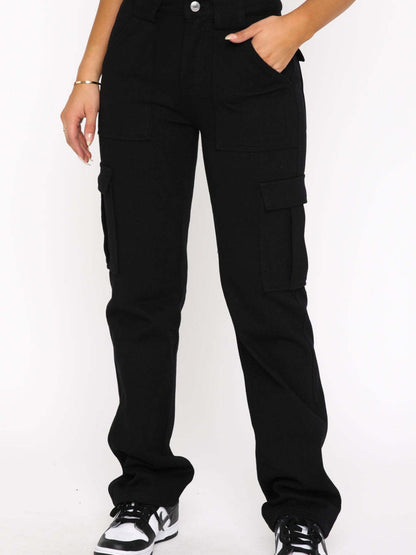 Straight Leg Cargo Pants S-2XL