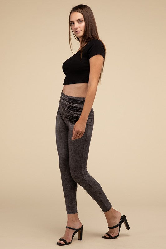 Denim Leggings S-3XL