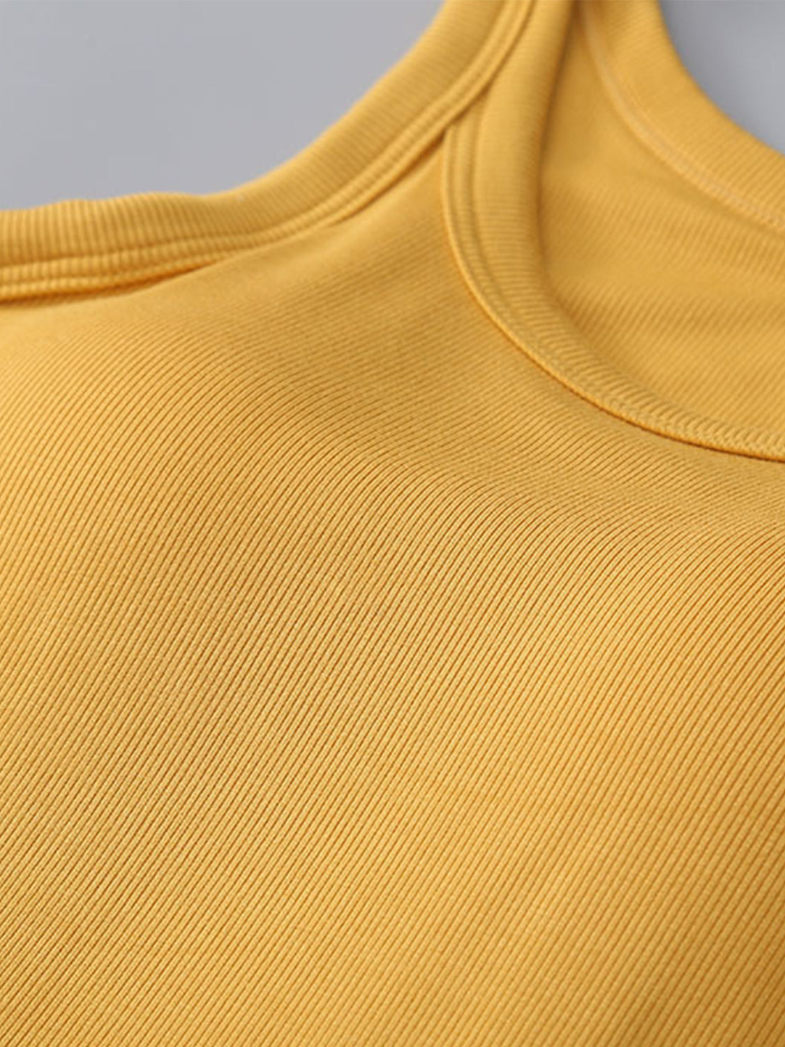 Round Neck Tank with Bra S-XL
