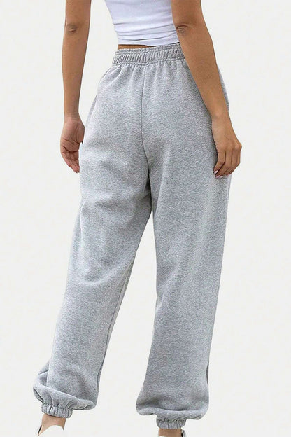 Elastic Waist Joggers with Pockets S-2XL