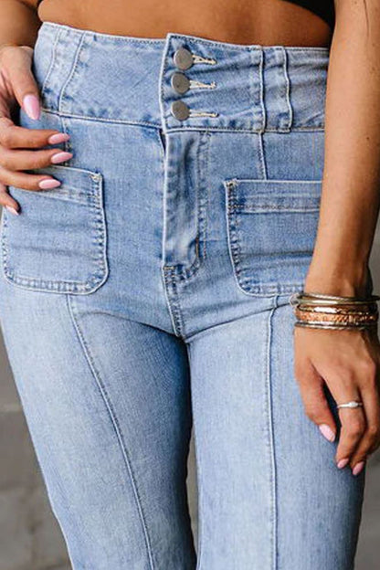 High Waist Bootcut Jeans Sizes 6-16