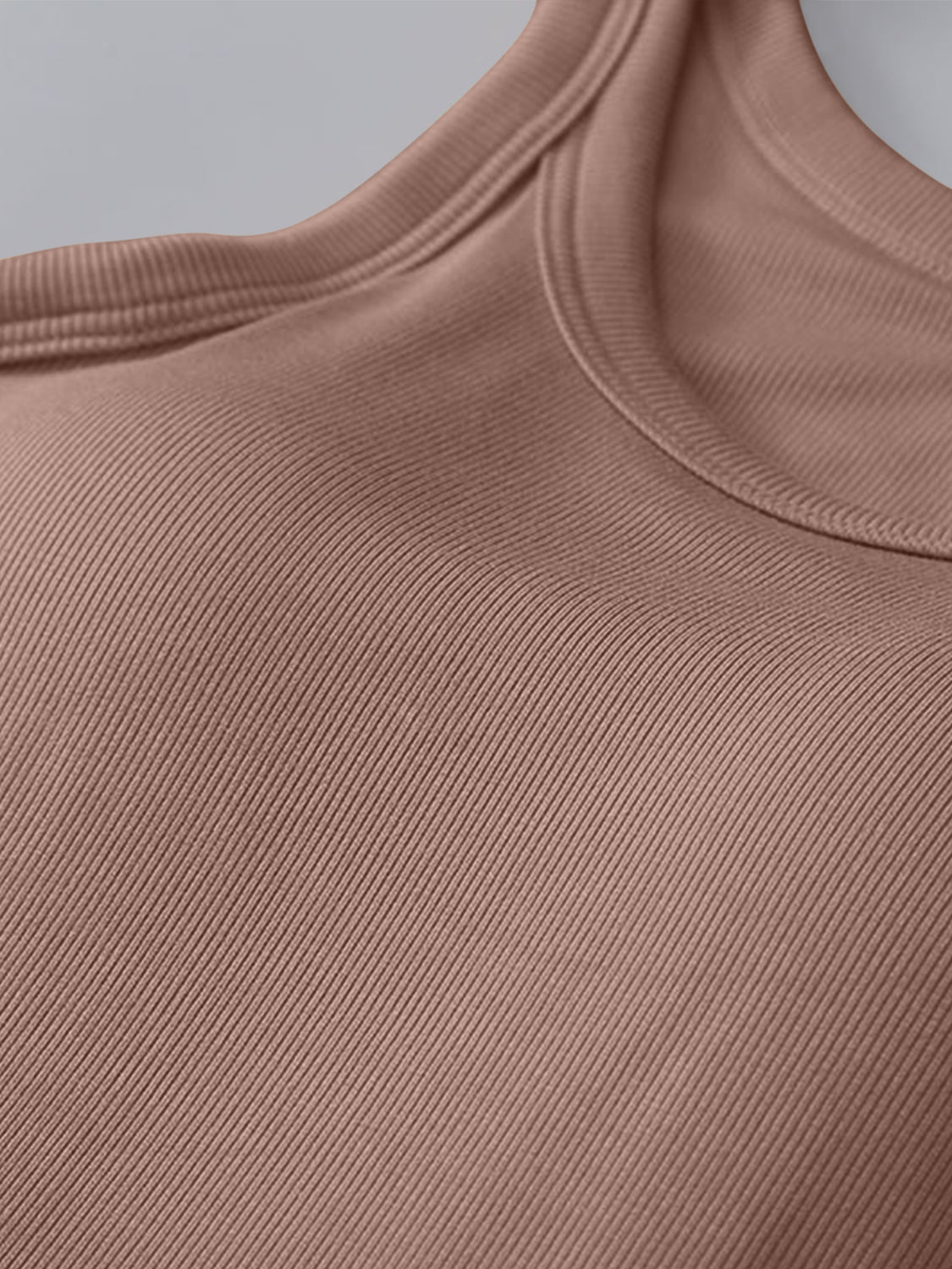 Round Neck Tank with Bra S-XL